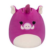 Squishmallows 7.5 inch plush from wave 17. Jenna the Purple Boar.