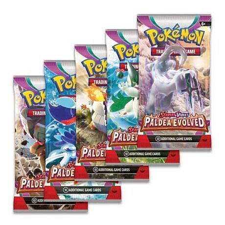 Pokemon TCG - Paldea Evolved - Booster Packs (10 Cards Per Pack)