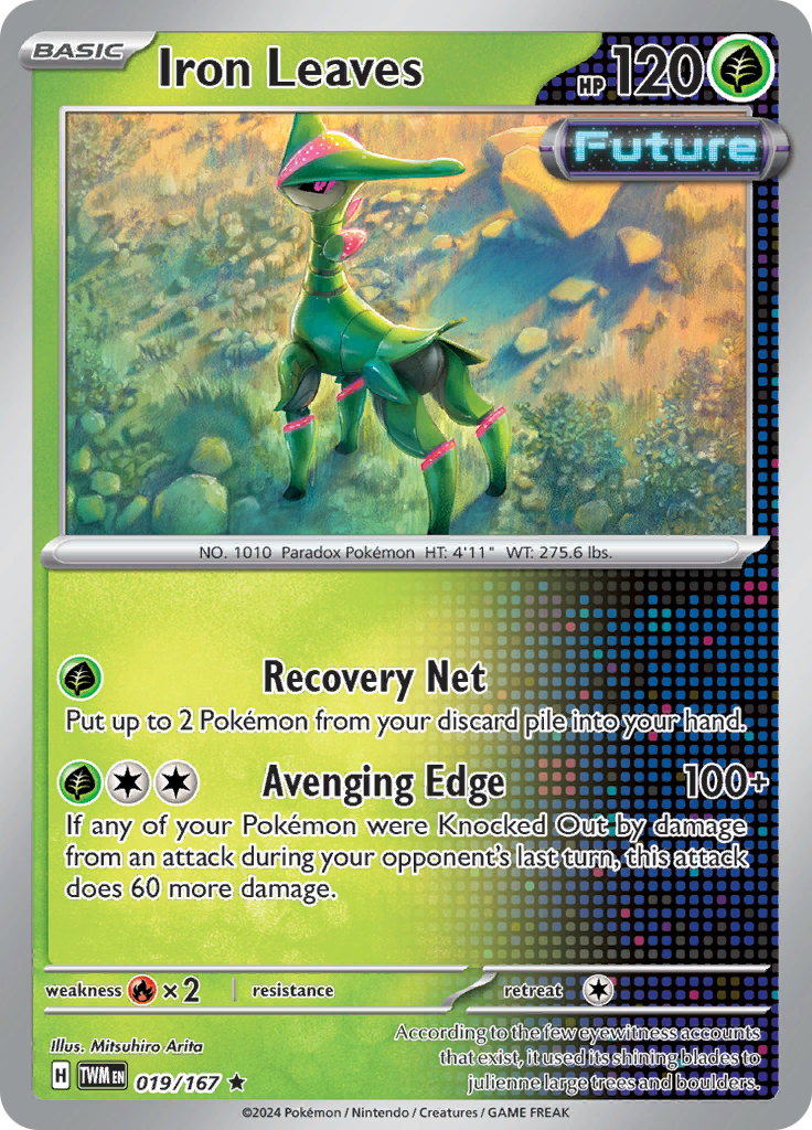 Pokemon TCG - Twilight Masquerade - #19 - Iron Leaves