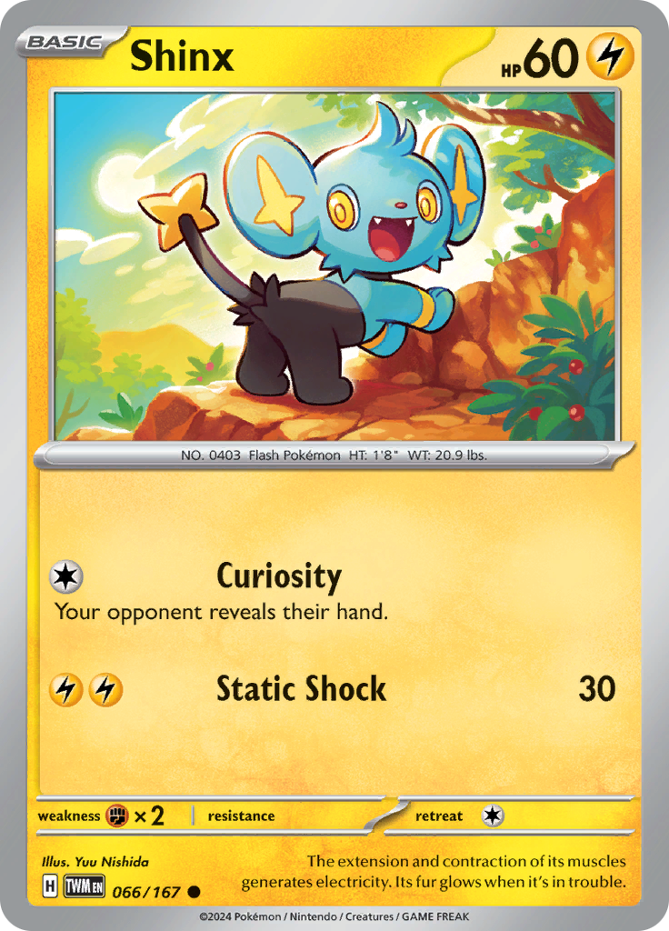 Pokemon TCG - Twilight Masquerade - #66 - Shinx