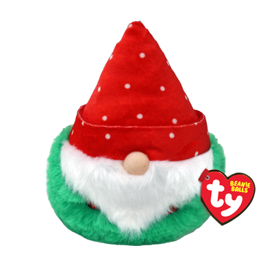Topsy - Red Hat Gnome - Beanie Ball - TY Beanie Boo