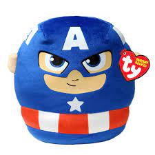 TY Beanie Boo Squish-A-Boo collection. Marvel's Captain America 25cm Plush.