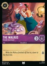 Lorcana Azurite Sea - The Walrus - Greedy Gourmand - #46/204 - Uncommon