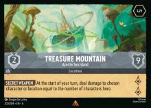 Lorcana Azurite Sea - Treasure Mountain - Azurite Sea Island - #203/204 - Rare