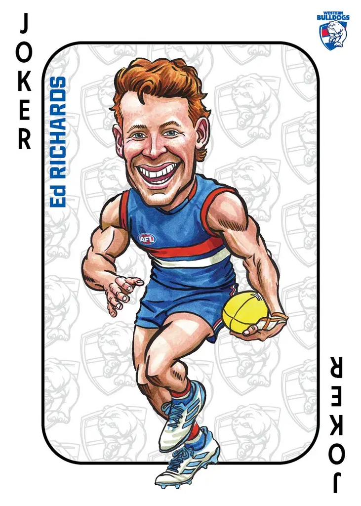Teamcoach 2026 Magic Wildcards Playing Cards MW-18 Ed Richards - Western Bulldogs