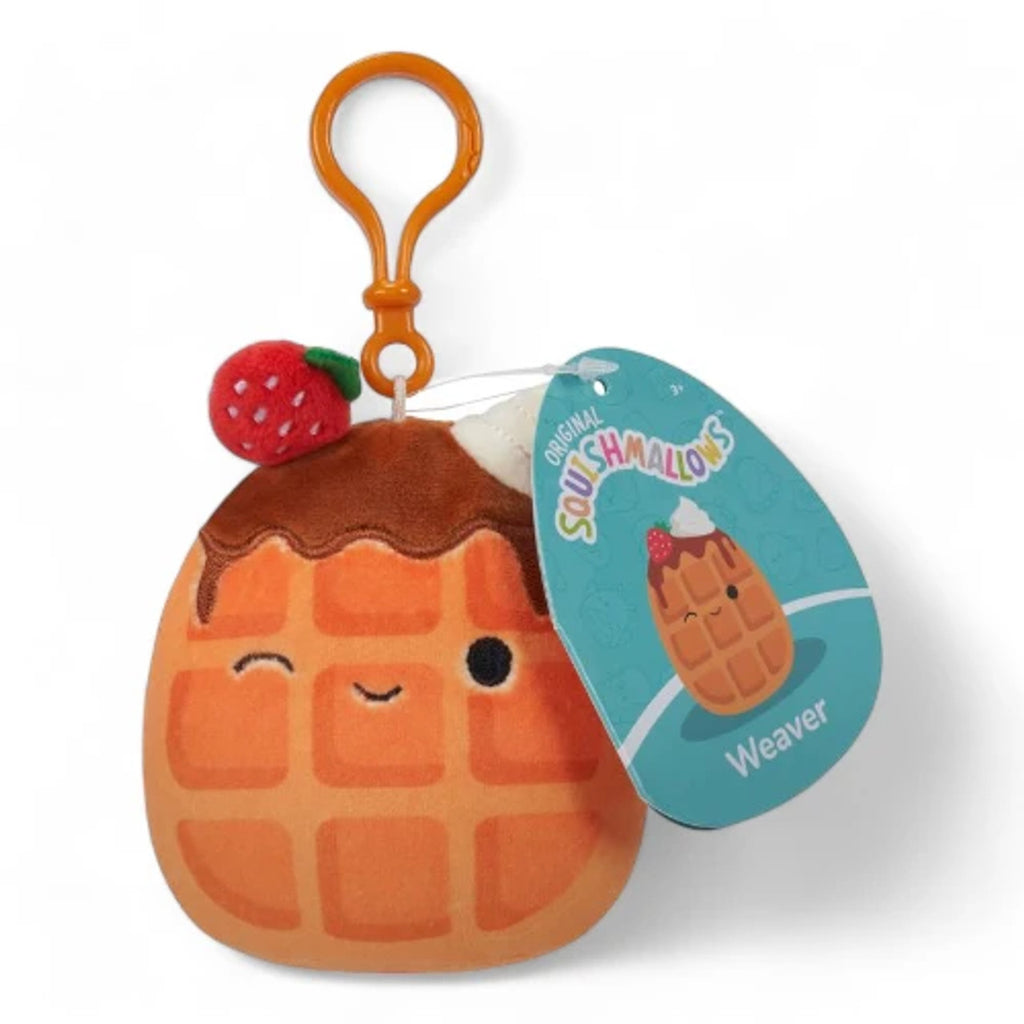 Weaver the 3.5 inch plush clip on keychain Squishmallow.