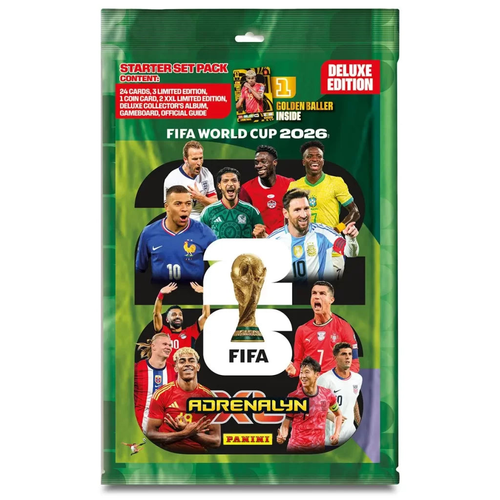 2026 Fifa World Cup | Adrenalyn Deluxe Starter Pack | Panini