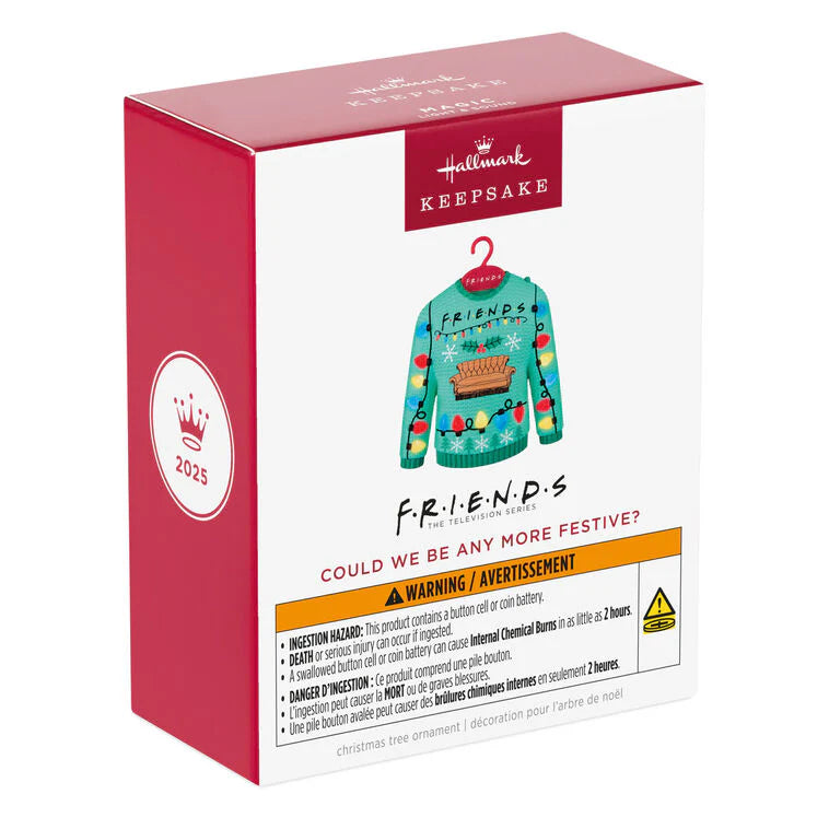 Be More Festive | Friends | Hallmark Keepsake Christmas Ornament 2025