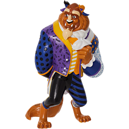 Britto large figurine of Disney's Beauty & The Beast character Beast.