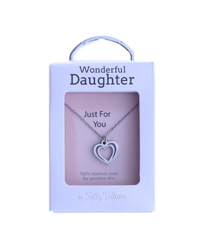 Just For You Necklace - Wonderful Daughter