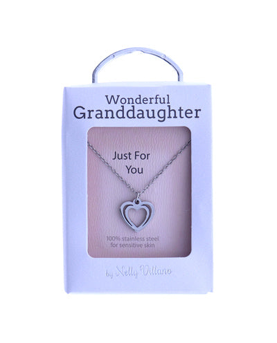 Just For You Necklace - Wonderful Granddaughter