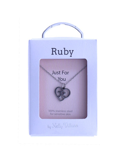 Just For You Necklace - Ruby