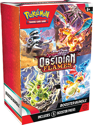 Pokemon TCG - Obsidian Flames - Booster Bundle (6 Booster Pack Box)