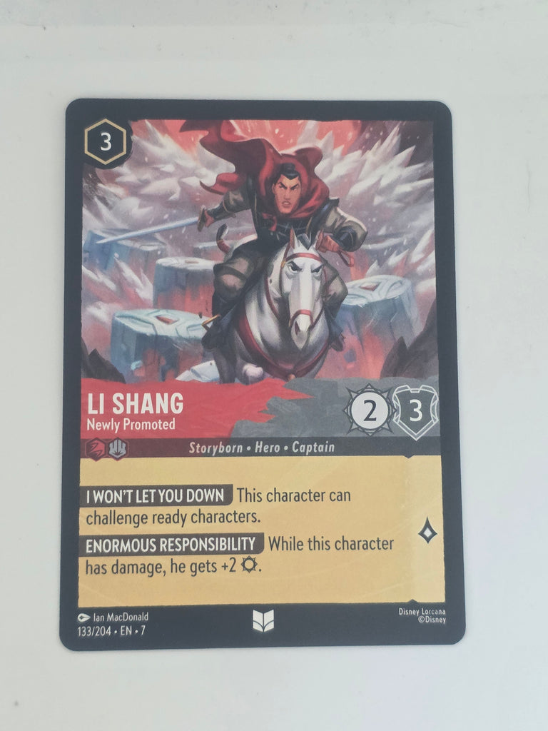 Lorcana | Archazia's Island | #133/204 | Li Shang - Just Promoted | Uncommon