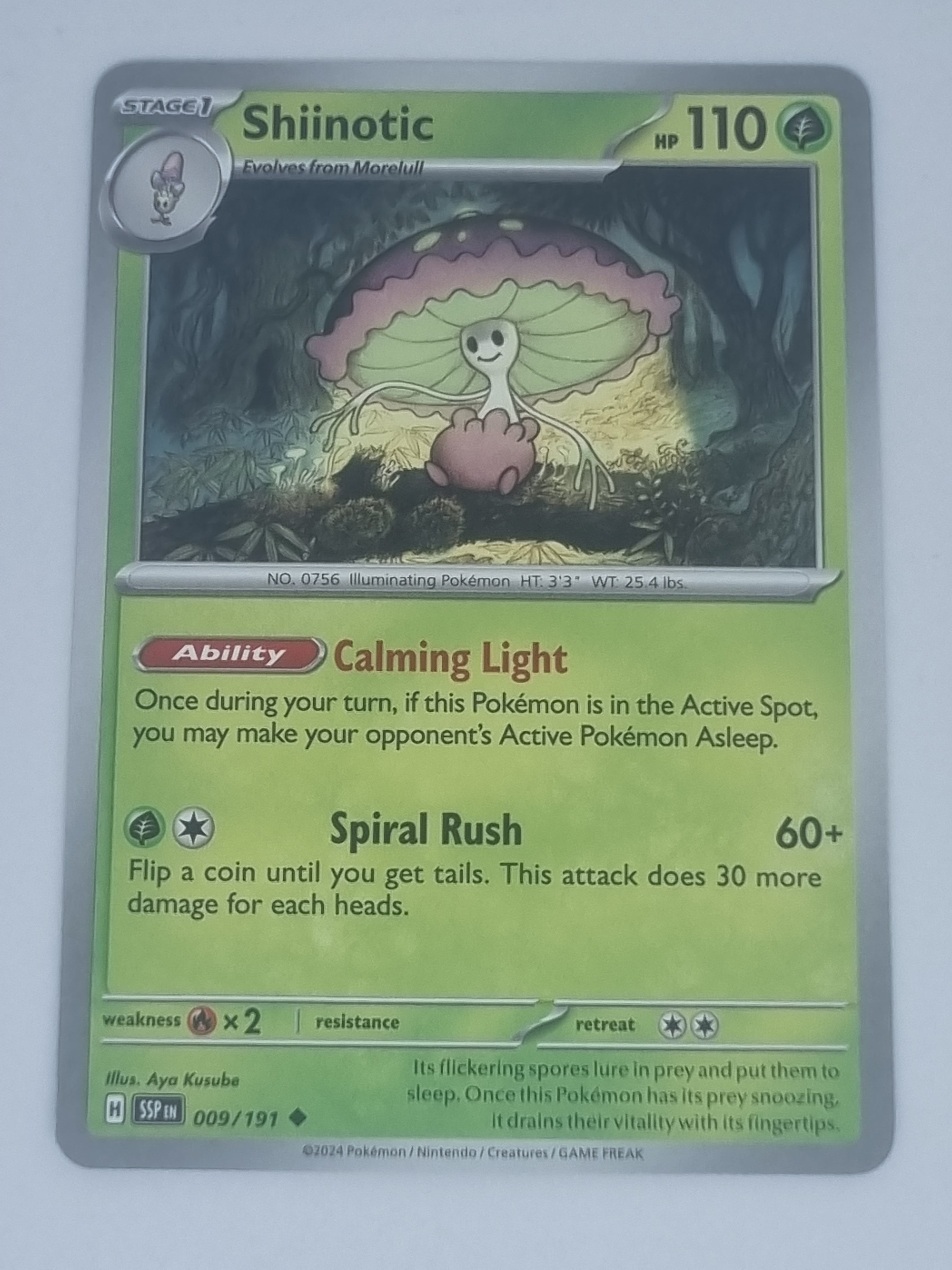 Pokemon TCG - Surging Sparks - #009/191 - Shiinotic