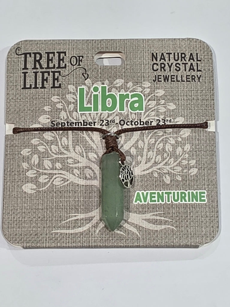 Tree of Life | Libra | Aventurine Necklace | Natural Crystal Jewellery