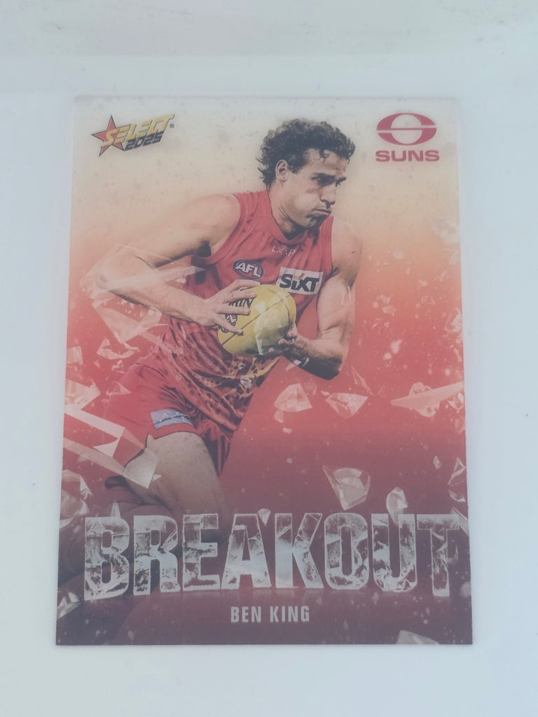 AFL Footy Stars 2025 | Breakout | #B43 | B. King | Gold Coast Suns