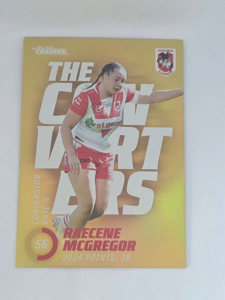NRL 2025 Traders Titanium| Converters Parallel #TCP25 | Raecene McGregor Dragons