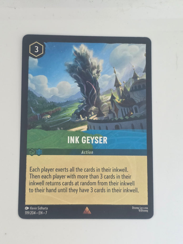 Lorcana | Archazia's Island | #119/204 | Ink Geyser | Rare