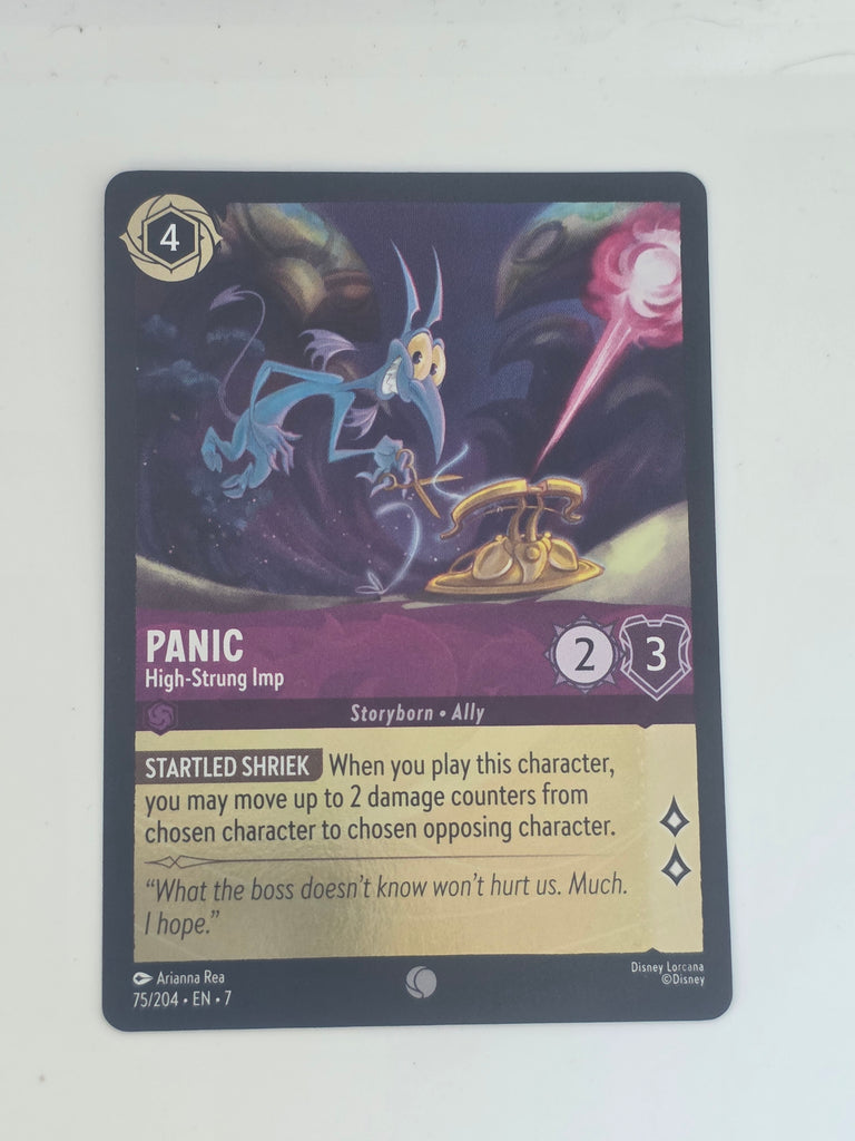 Lorcana | Archazia's Island COLDFOIL #75/204 | Panic - High-Strung Imp | Common