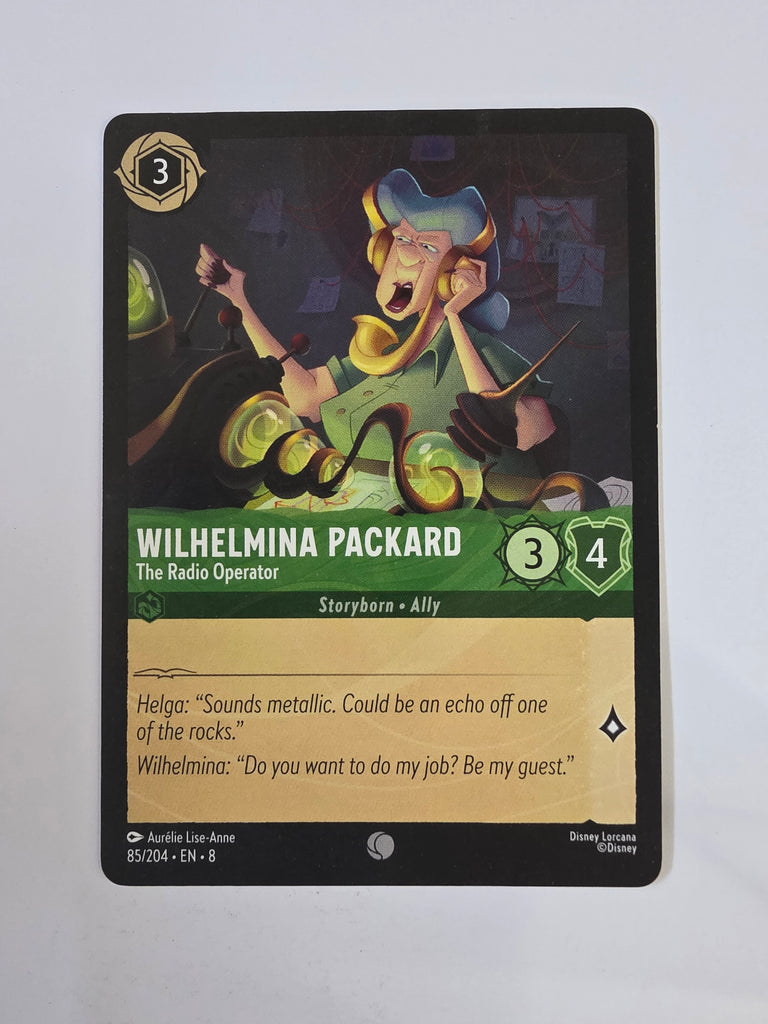 Disney Lorcana Reign of Jafar | Wilhelmina Packard The Radio Operator | #085 | Common