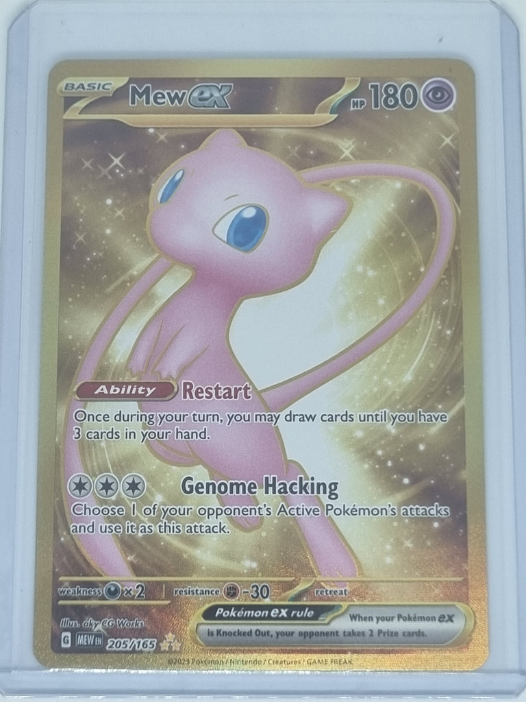 Pokemon TCG - Pokemon 151 - #205/165 - Mew ex - Hyper Rare