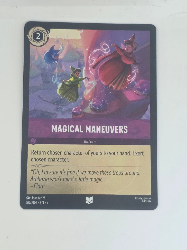 Lorcana | Archazia's Island | COLDFOIL | #80/204 | Magical Maneuvers | U/C