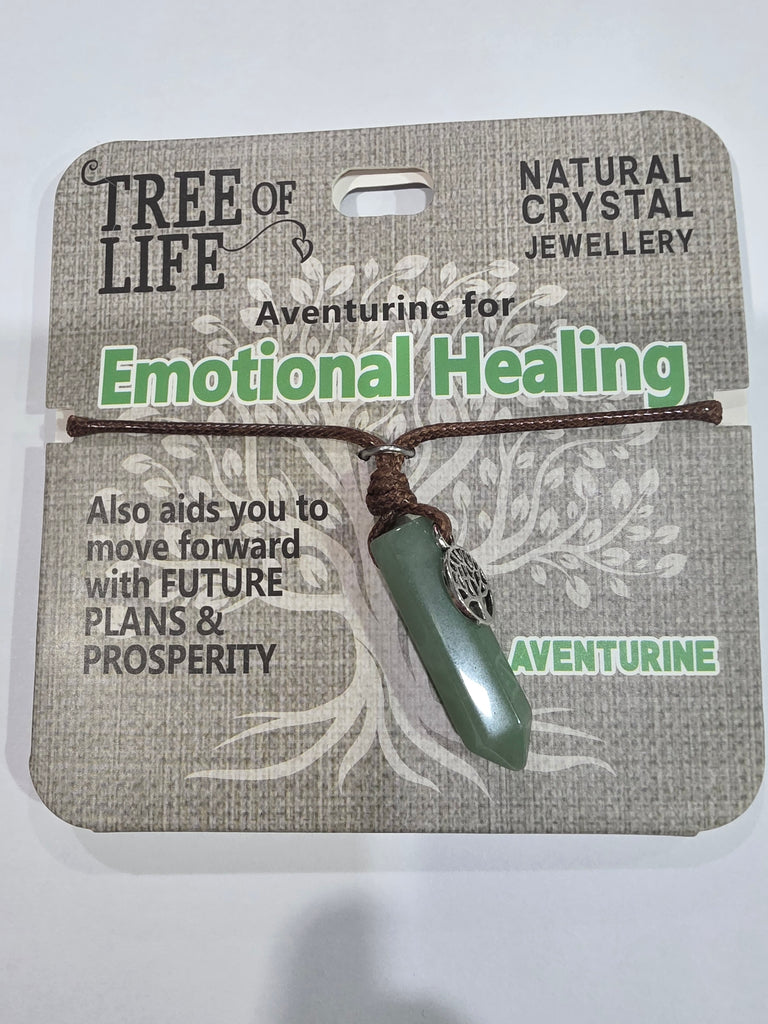 Tree of Life | Emotional Healing | Aventurine Necklace | Natural Crystal Jewellery