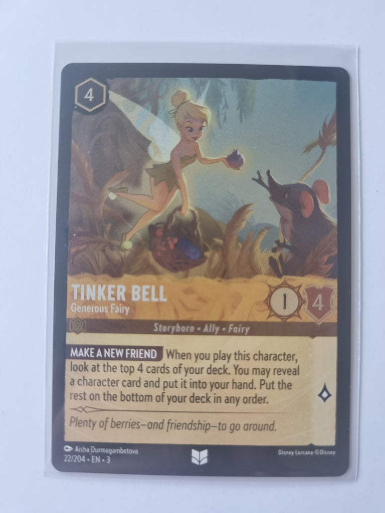 Into the Inklands FOIL Tinker Bell - Generous Fairy - 022/204 Uncommon