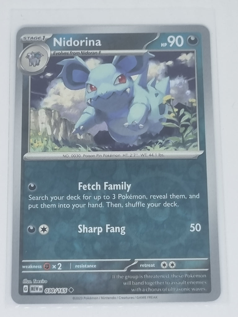 Pokemon TCG - Pokemon 151 - #030/165 - Reverse Holo - Nidorina - Uncommon