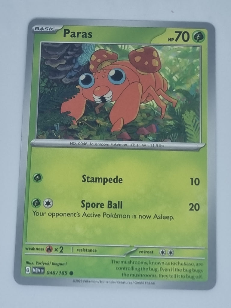 Pokemon TCG - Pokemon 151 - #046/165 - Paras - Common