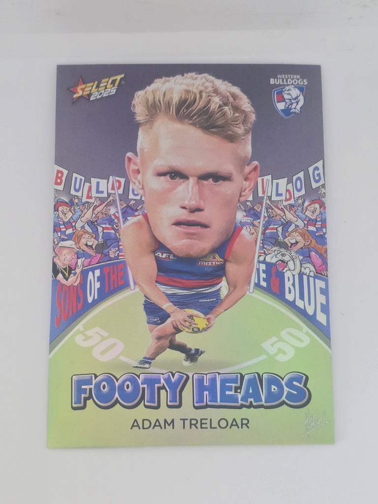 AFL Footy Stars 2025 | Footy Heads | #FH107 | A. Treloar | Western Bulldogs