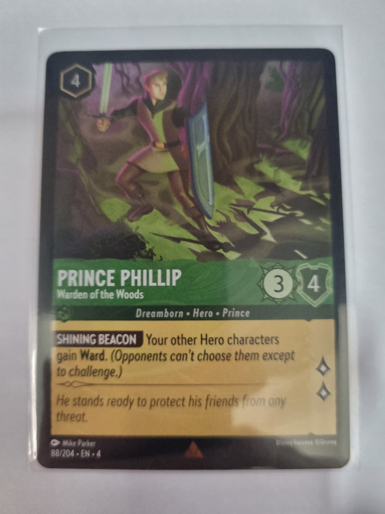 Ursula's Return - FOIL - Prince Phillip - Warden of the Woods - 88/204 - Rare