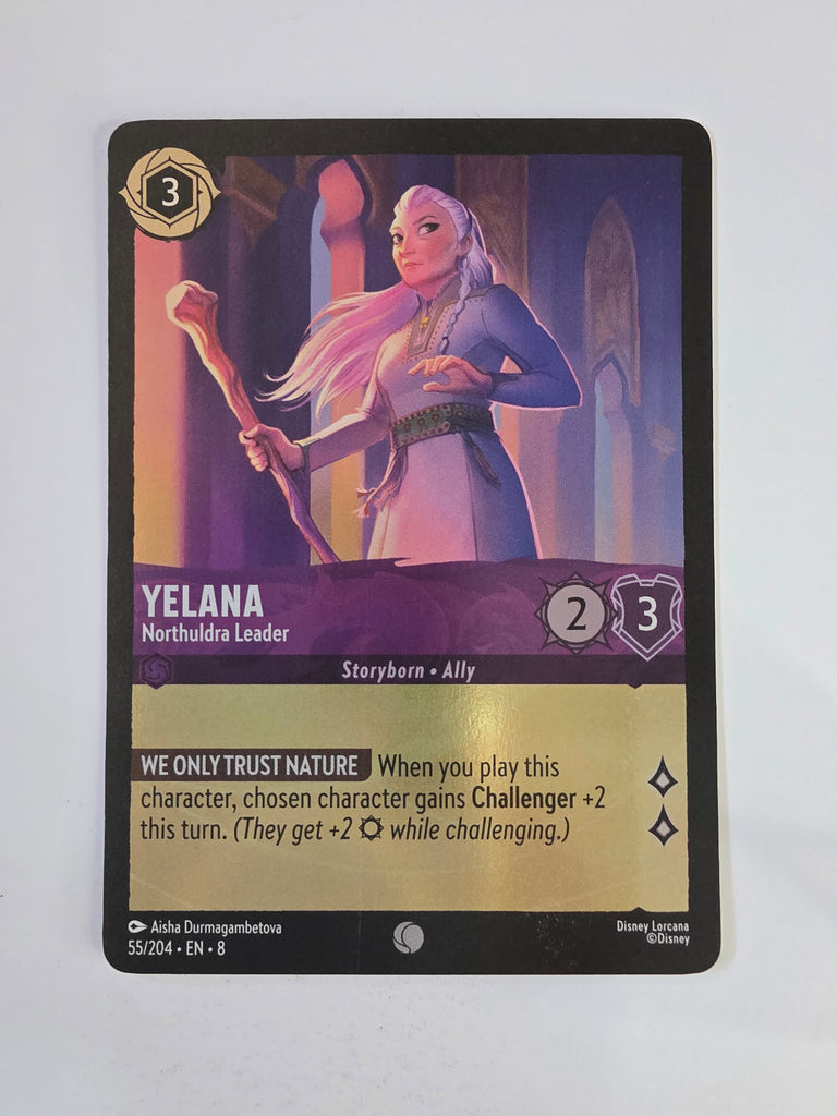 Disney Lorcana Reign of Jafar | Coldfoil | Yelana Northuldra Leader | #055 | Common
