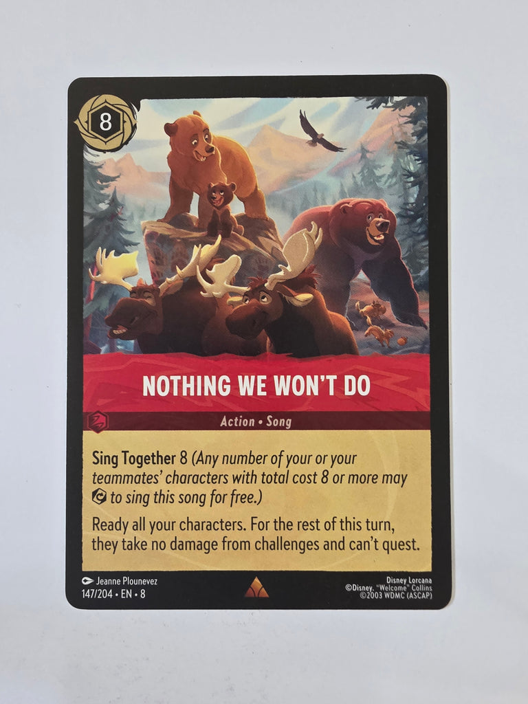 Disney Lorcana Reign of Jafar | Nothing We Won't Do | #147 | Rare