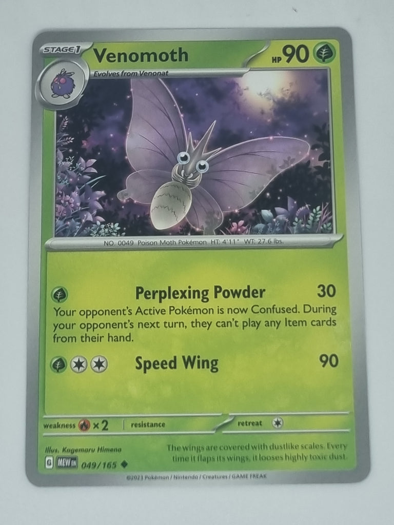 Pokemon TCG - Pokemon 151 - #049/165 - Venomoth - Uncommon