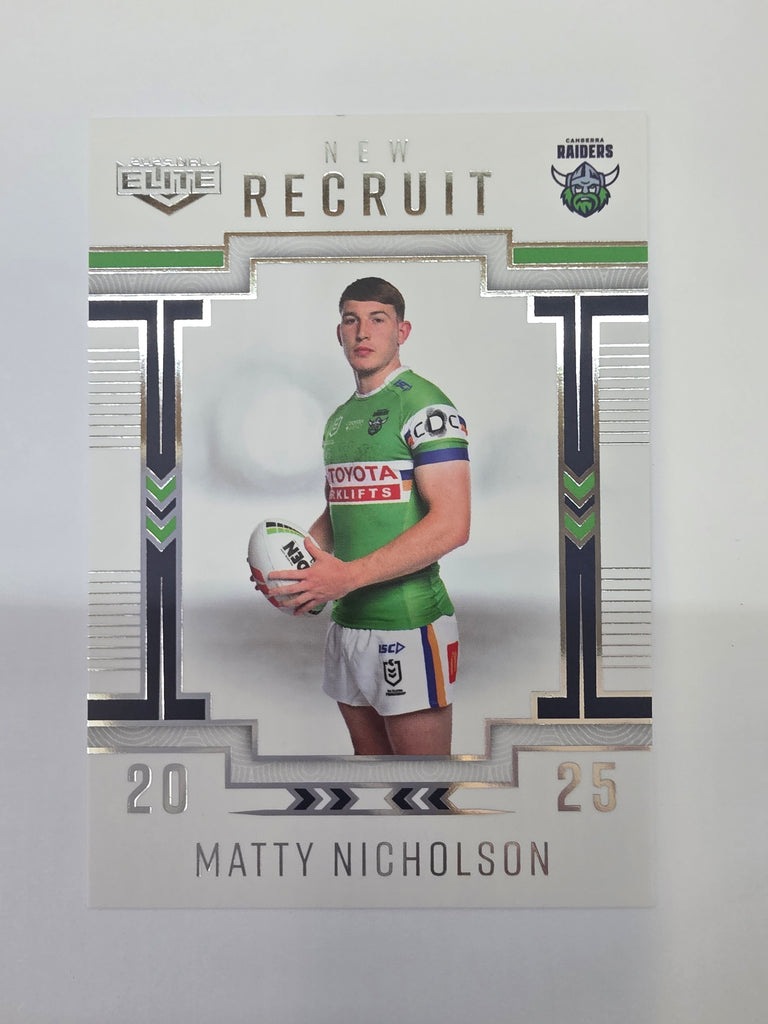 NRL 2025 Elite | New Recruits | #NR03 | Matty Nicholson | Raiders