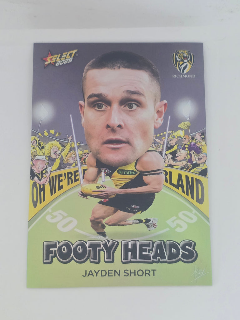 AFL Footy Stars 2025 | Footy Heads | #FH82 | J. Short | Richmond