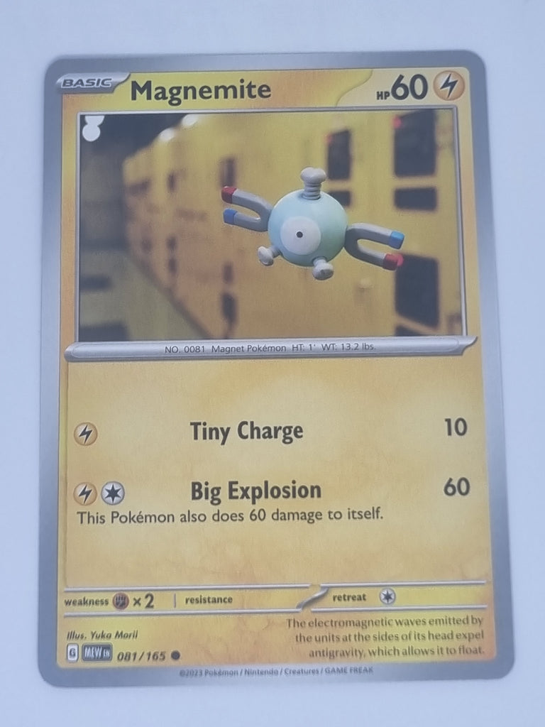 Pokemon TCG - Pokemon 151 - #081/165 - Magnemite - Common