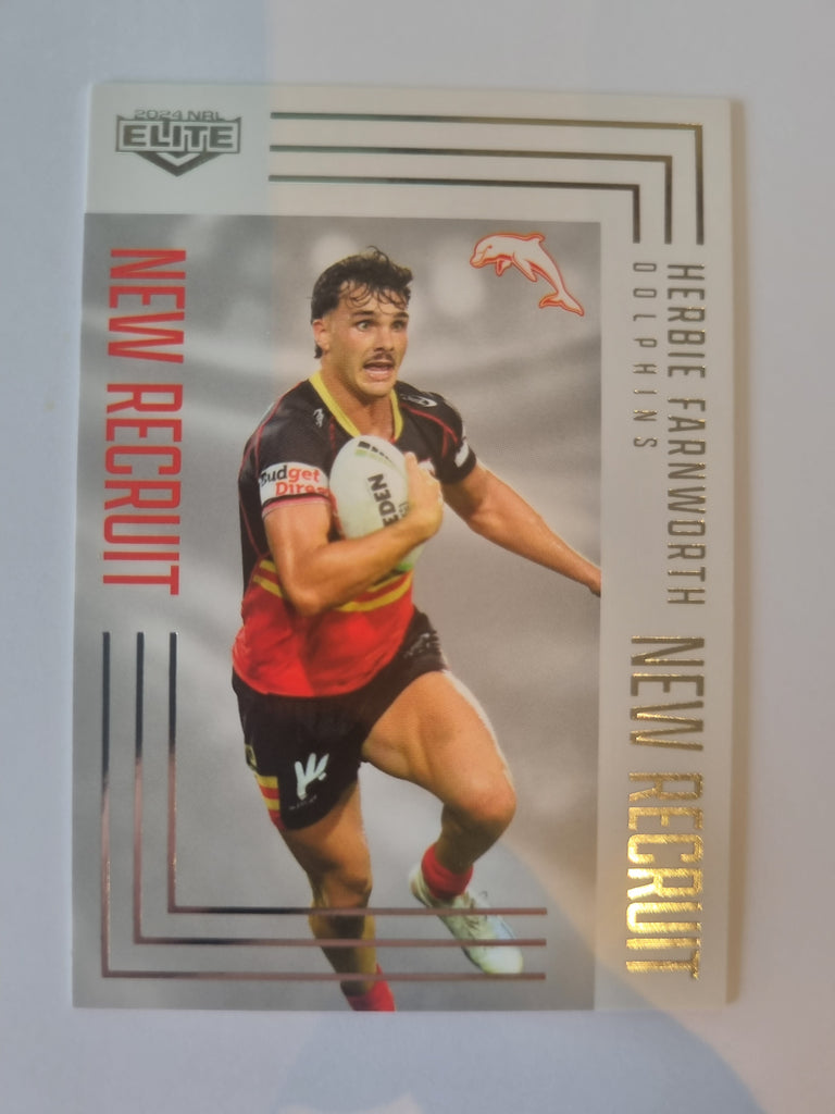 2024 Elite NRL - New Recruit - #NR09 - Herbie Farnworth - Dolphins