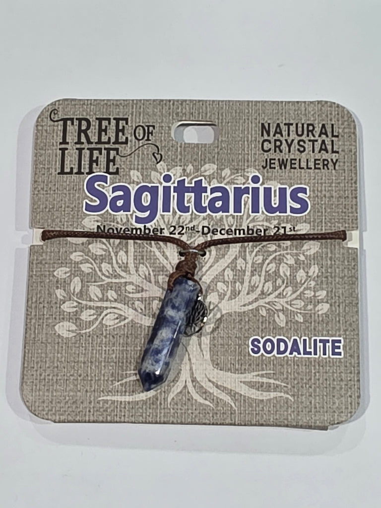 Tree of Life | Sagittarius | Sodalite Necklace | Natural Crystal Jewellery