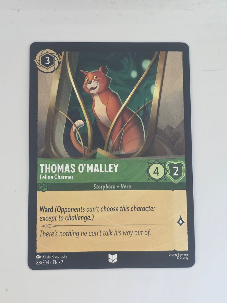 Lorcana | Archazia's Island | #88/204 | Thomas O'Malley - Feline Charmer | U/C