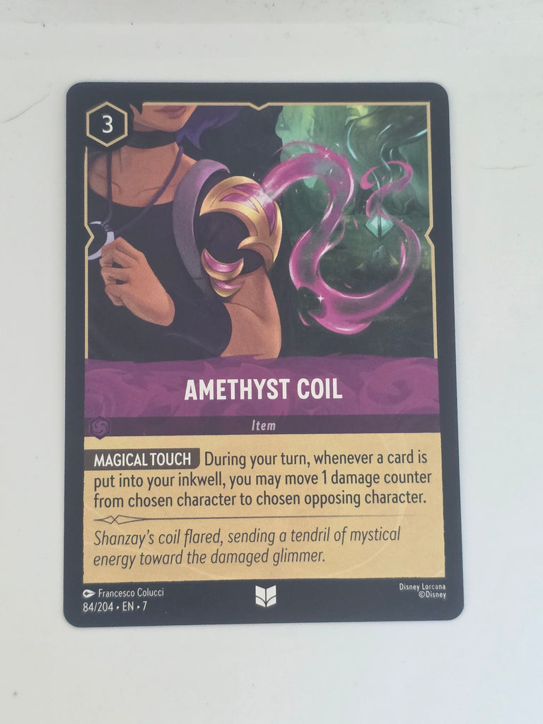 Lorcana | Archazia's Island | #84/204 | Amethyst Coil | Uncommon