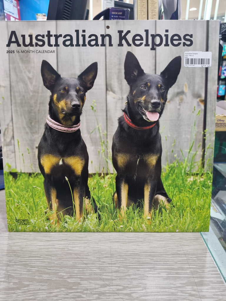 Australian Kelpies - Large 30x30cm - 2025 Calendar