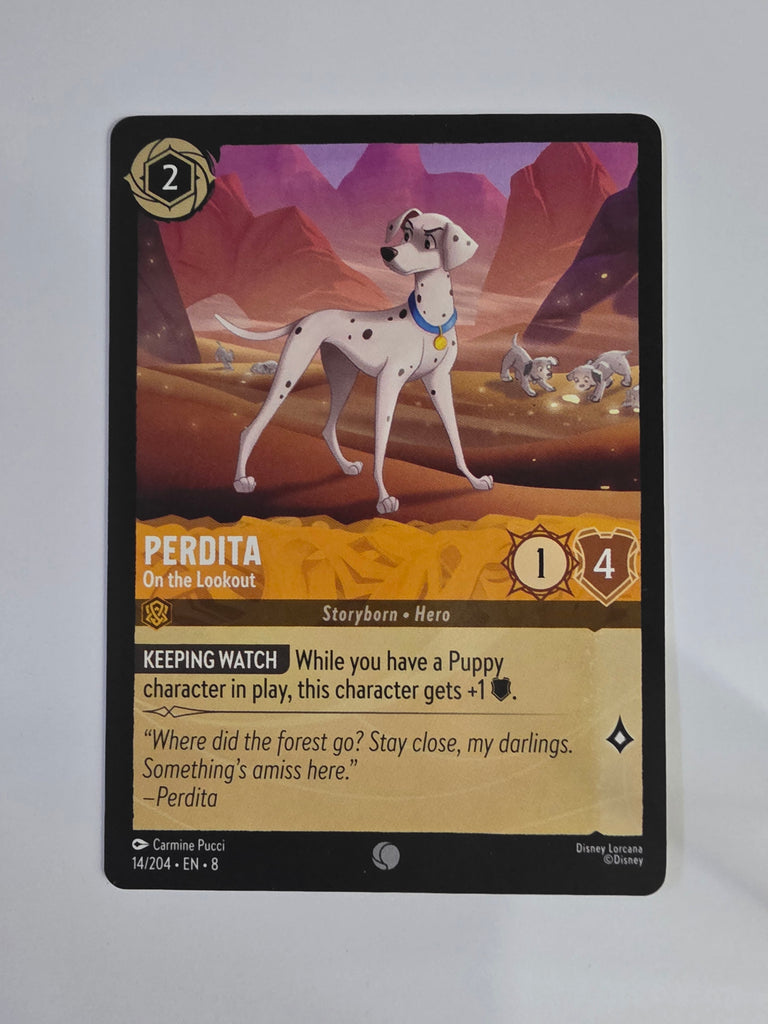 Disney Lorcana Reign of Jafar | Perdita On the Lookout | #014 | Common