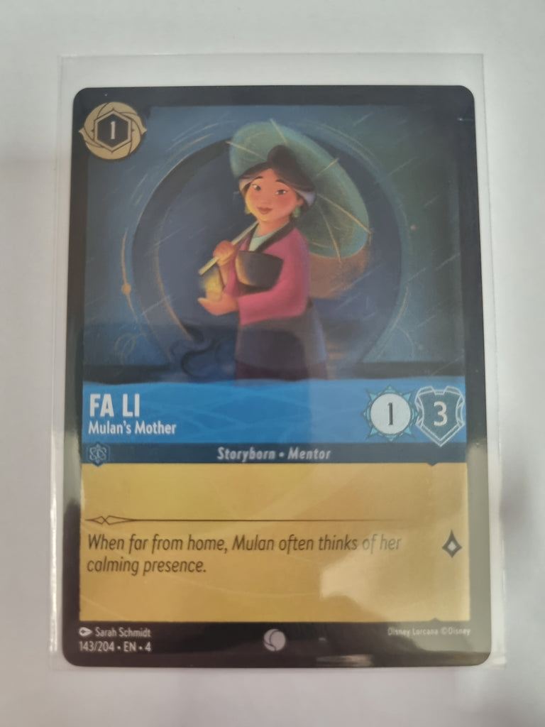 Ursula's Return - FOIL - Fa Li - Mulan's Mother - 143/204 - Common