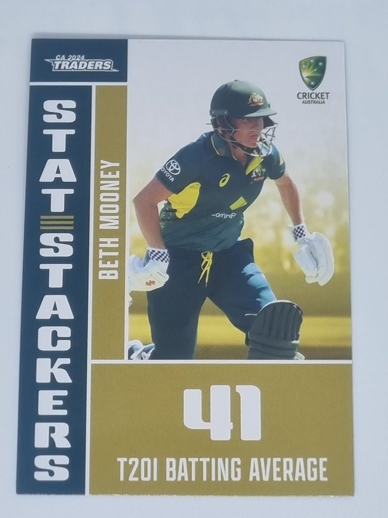 2024-25 LUXE Cricket - Stat Stackers - #SS08 - Beth Mooney - Australia Women's