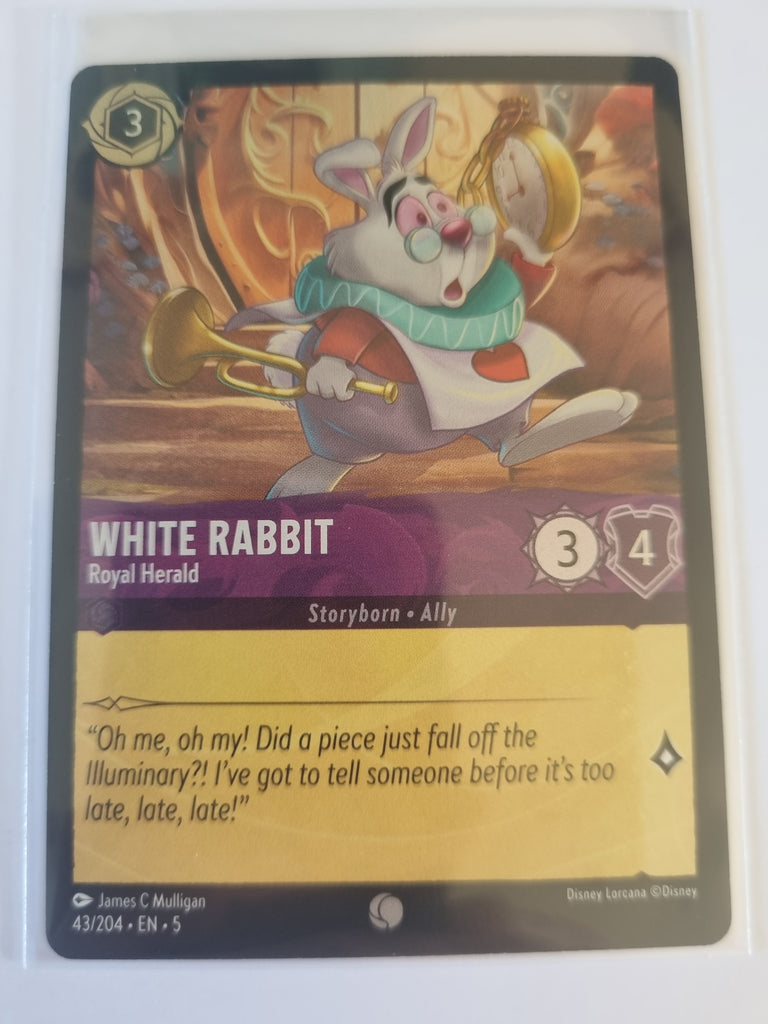 Shimmering Skies - FOIL - White Rabbit - Royal Herald - 43/204 - Common