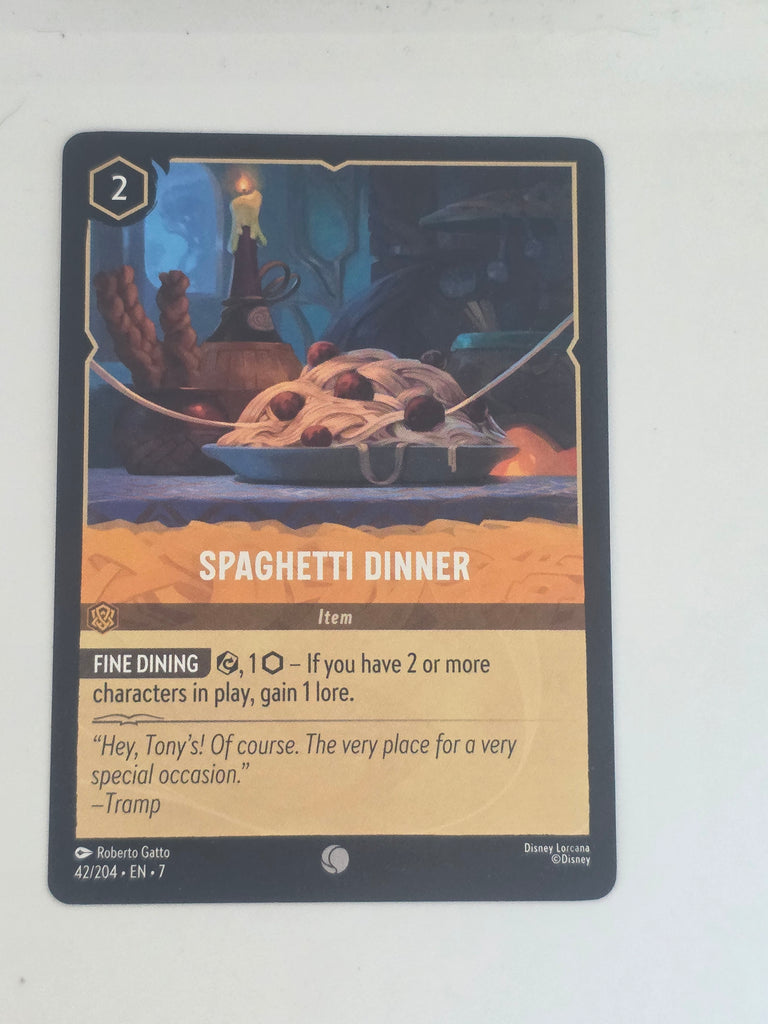 Lorcana | Archazia's Island | #42/204 | Spaghetti Dinner | Common