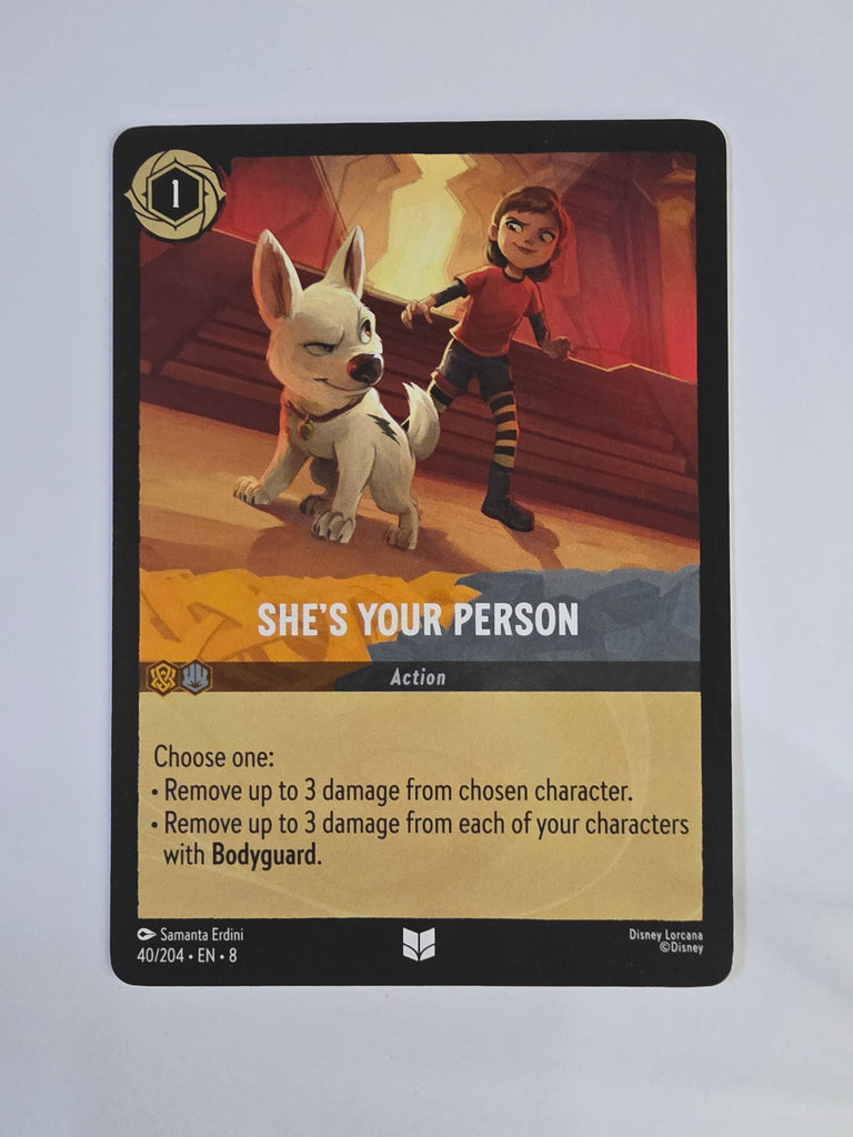 Disney Lorcana Reign of Jafar | She's Your Person | #040 | Uncommon